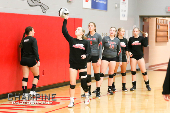 DHS Varsity volleyball 10-9-17-5