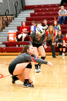 DHS Varsity volleyball 10-9-17-14